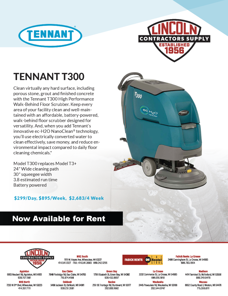 Tennant T300 Floor Scrubber