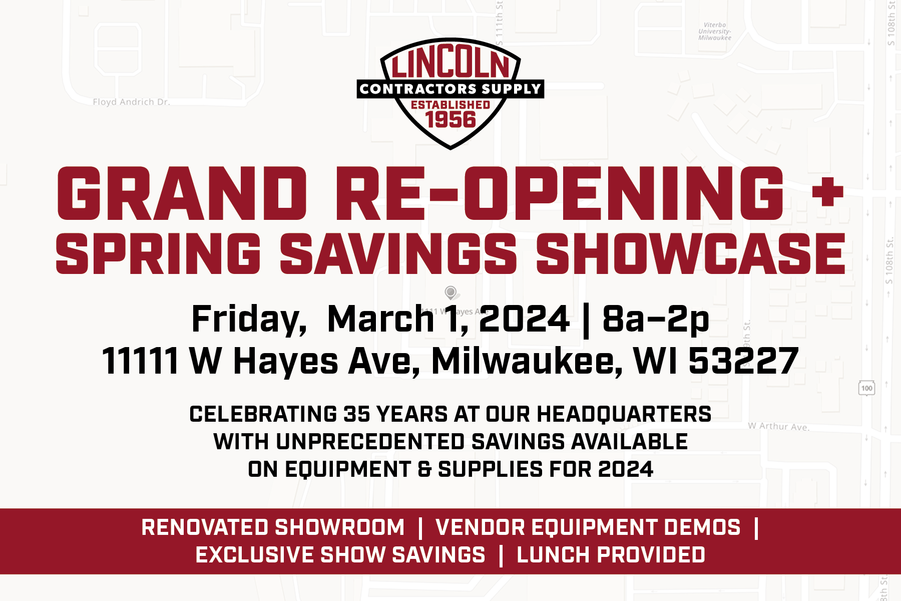 LCS HQ Grand Re-Opening + Spring Savings Showcase